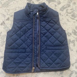 Crewcuts boys navy blue vest size 3